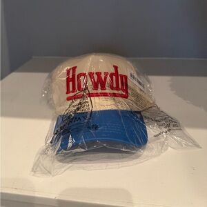 Howdy Cap with Blue Brim